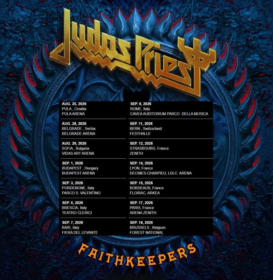 Judas Priest – Tour 2026