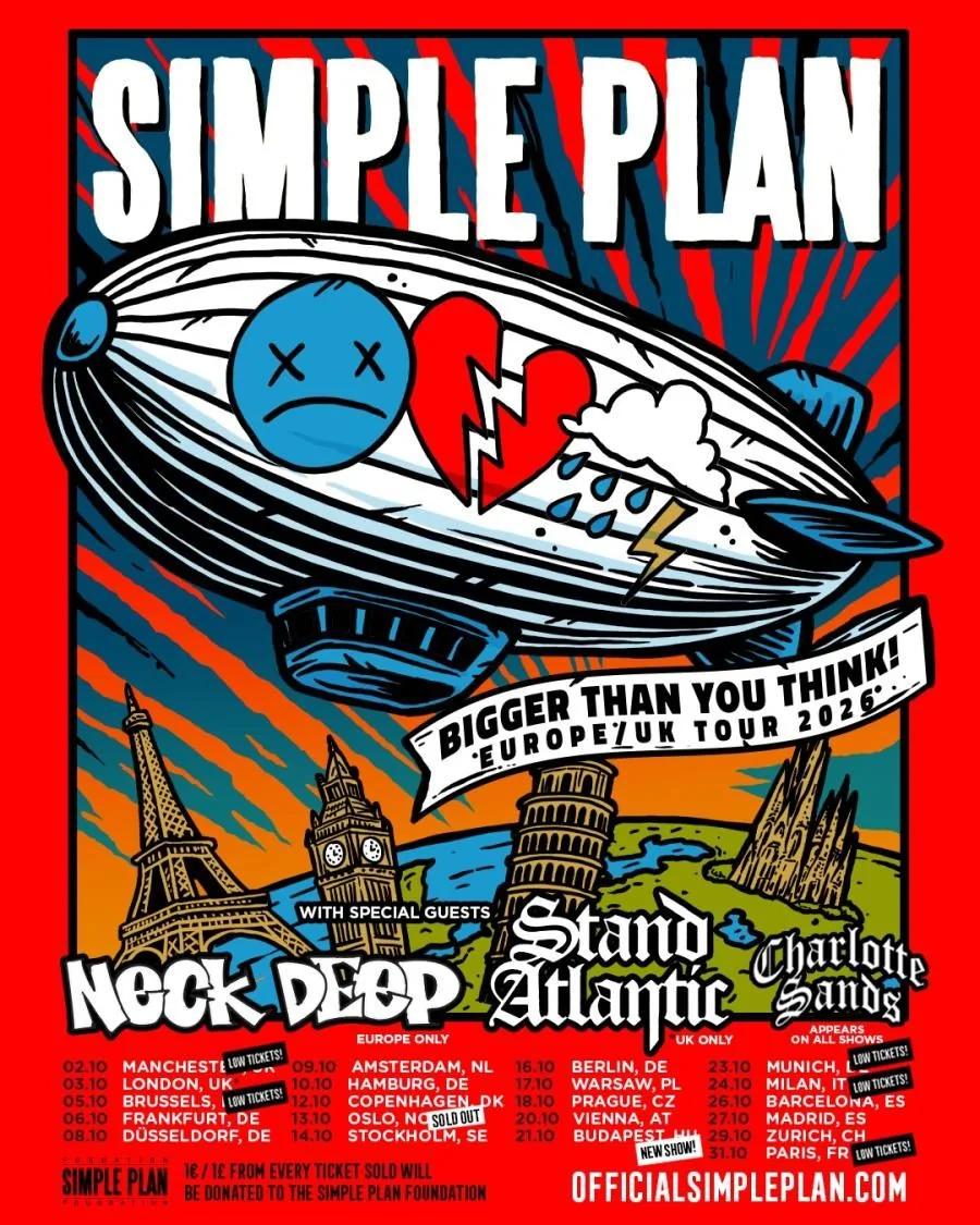 Simple Plan – Tour 2026