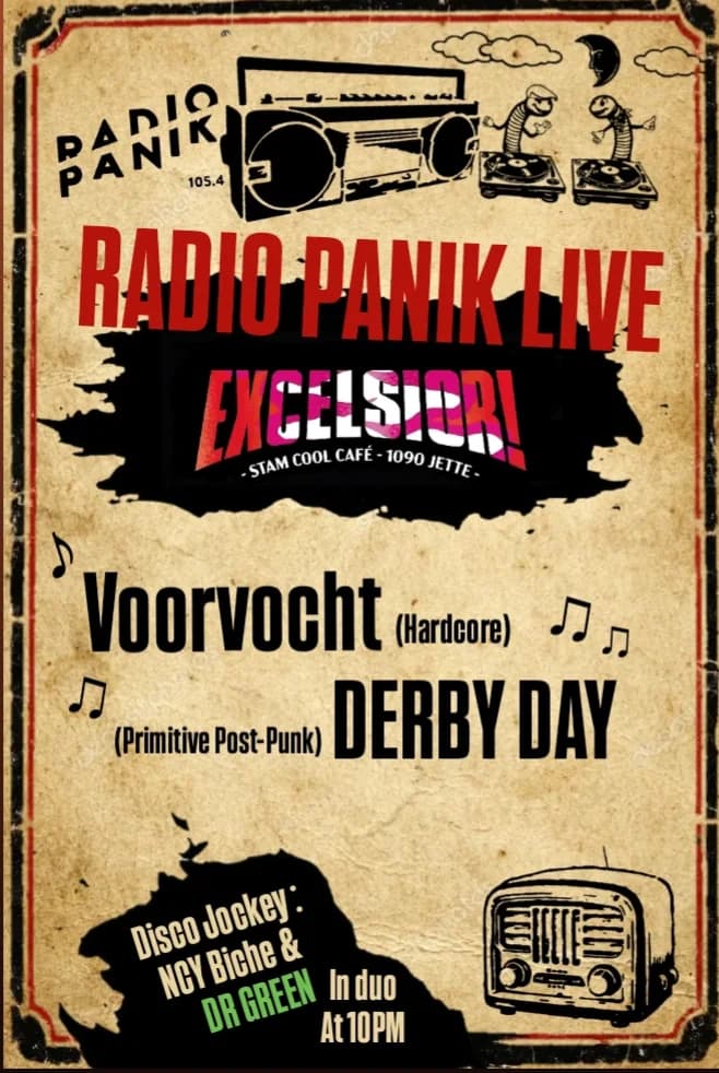 Radio Panik Live (Voorvocht + Derby Day)