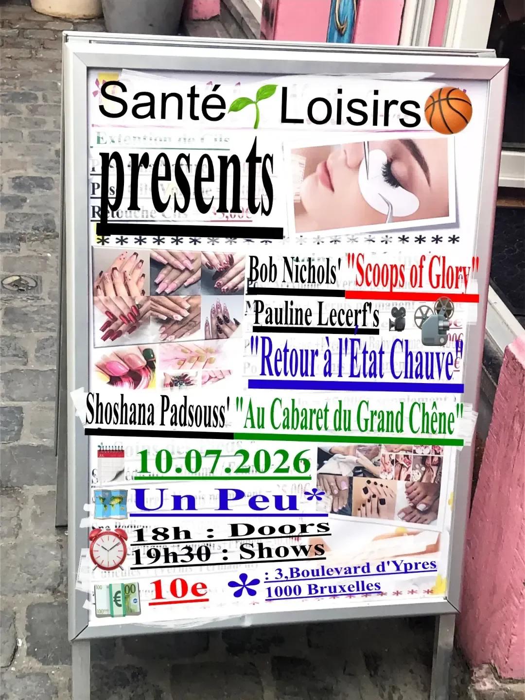 Santé Loisirs Night — Bob Nichols, Pauline Lecerf