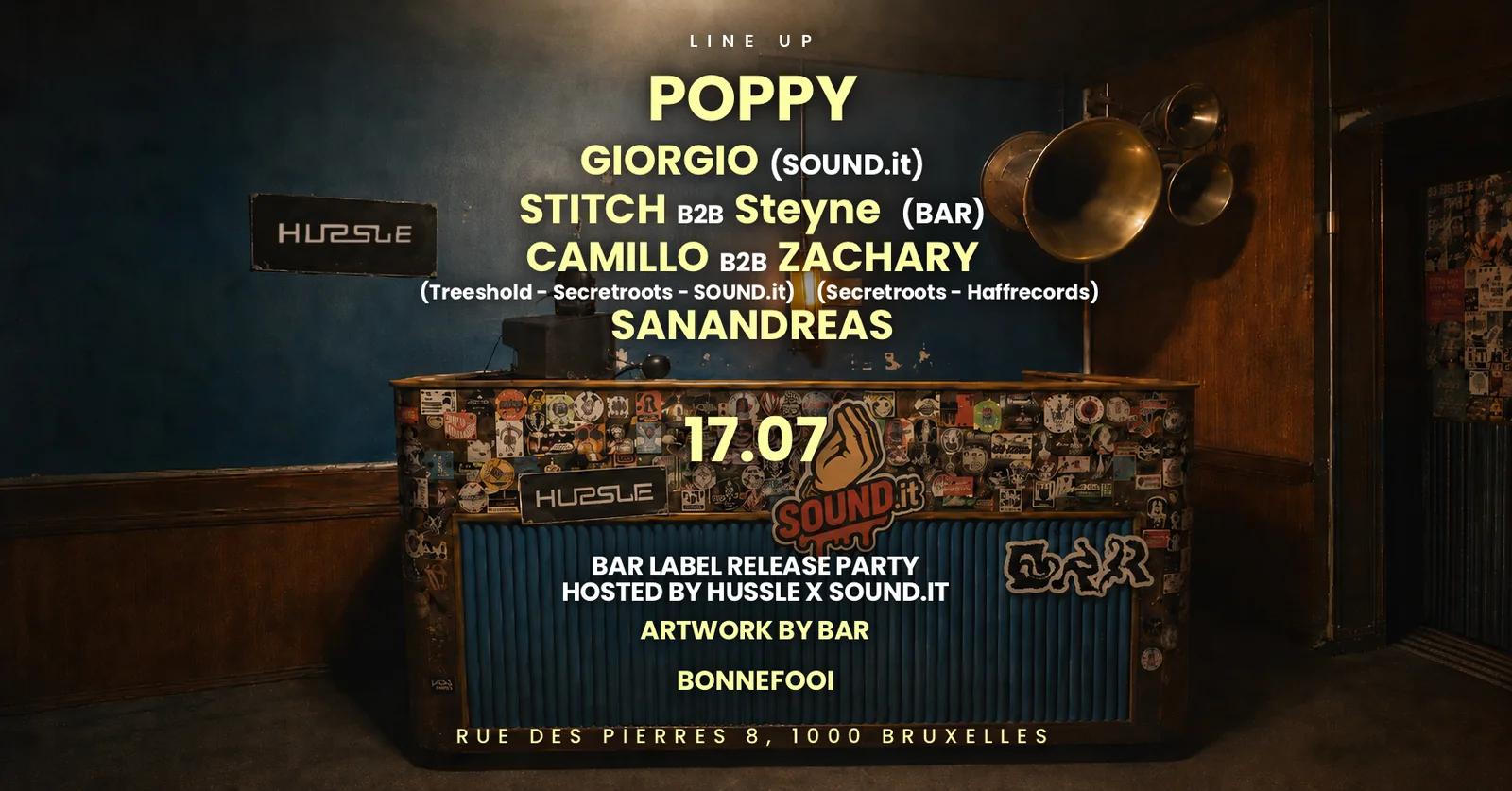 HUSSLE X SOUND.it - FREE ENTRANCE