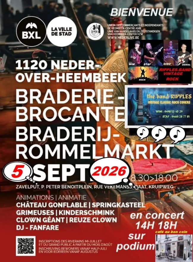Ripples concert for Braderie - Brocante