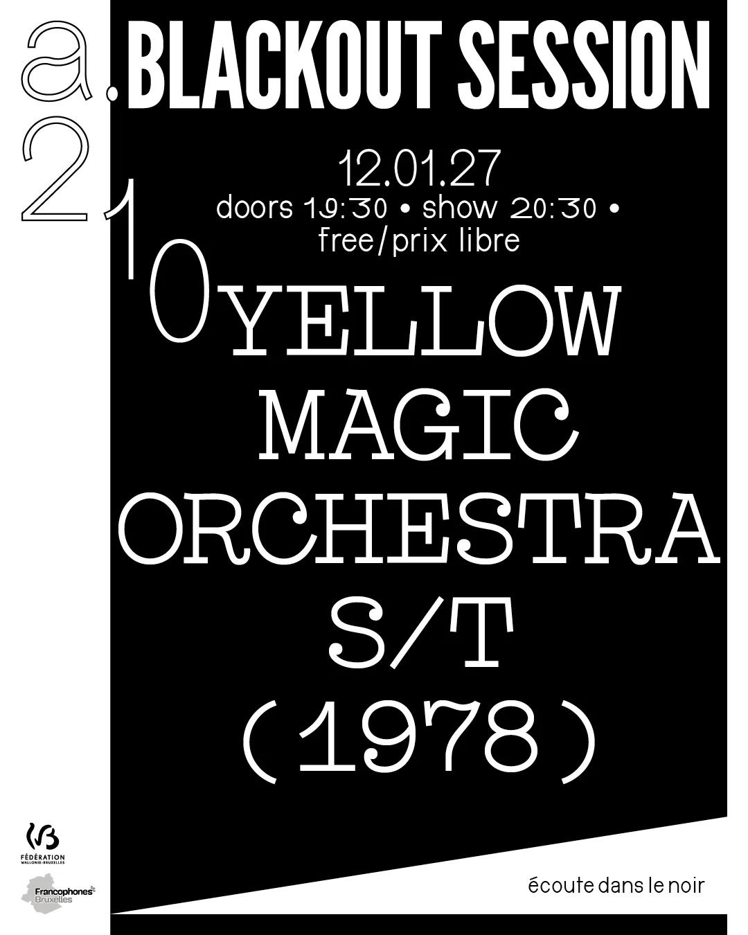 Blackout Session - Yellow Magic Orchestra « Yellow Magic Orchestra » (1978)