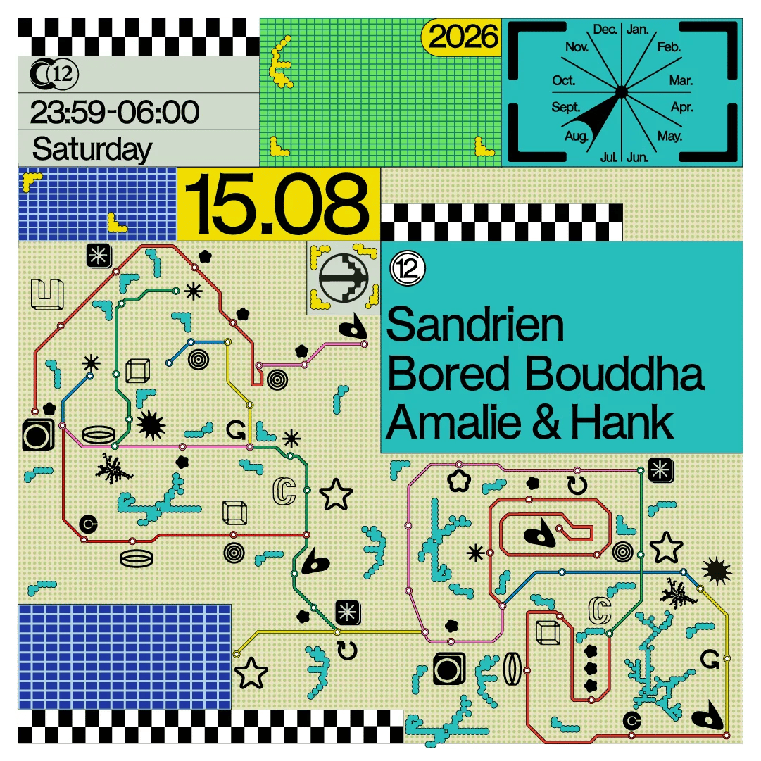 C12 Nite w/ Sandrien, BORED BOUDDHA, Amalie & Hank