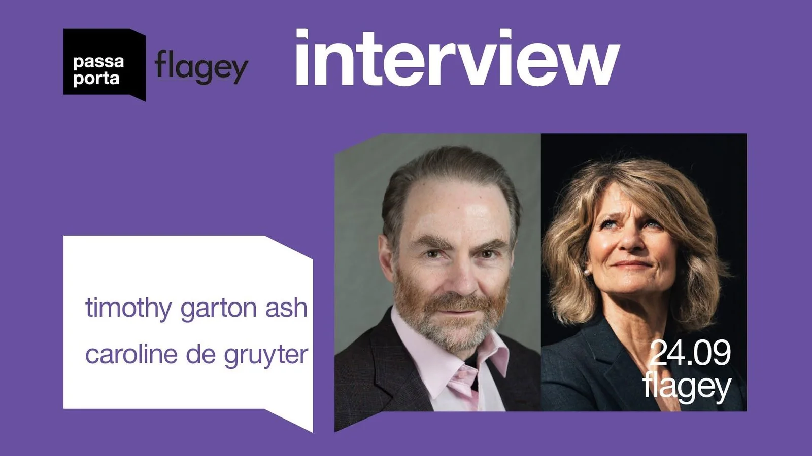 A Good Crisis (and How Not to Waste It): Timothy Garton Ash and Caroline de Gruyter