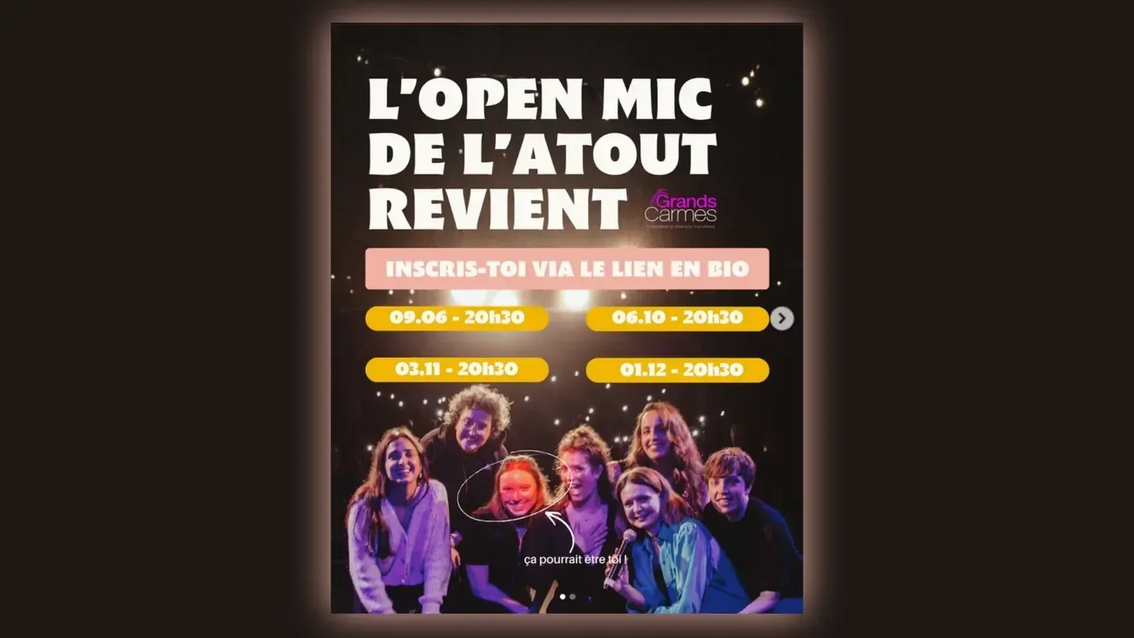 L'Open Mic de l'Atout
