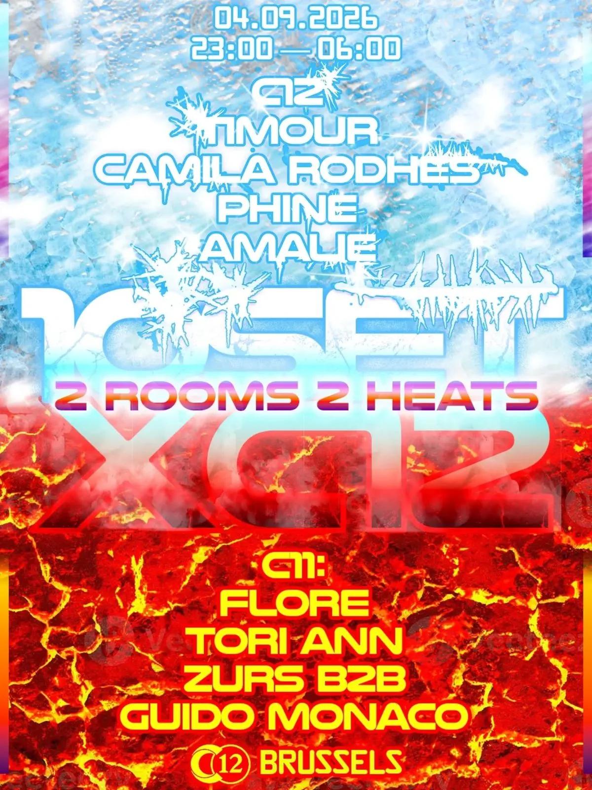 10SET 2 ROOMS 2 HEATS X C12