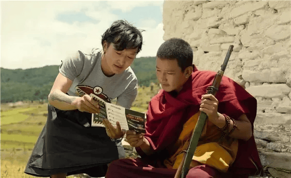 The monk and the gun