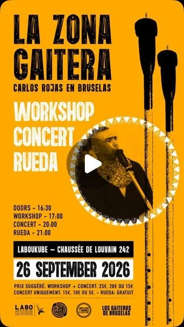 La Zona Gaitera – Workshop, Concert & Rueda