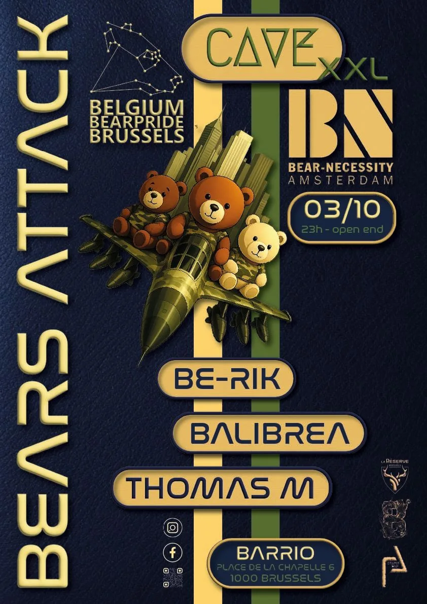 CAVE invites Bear-Necessity - Bears Attack