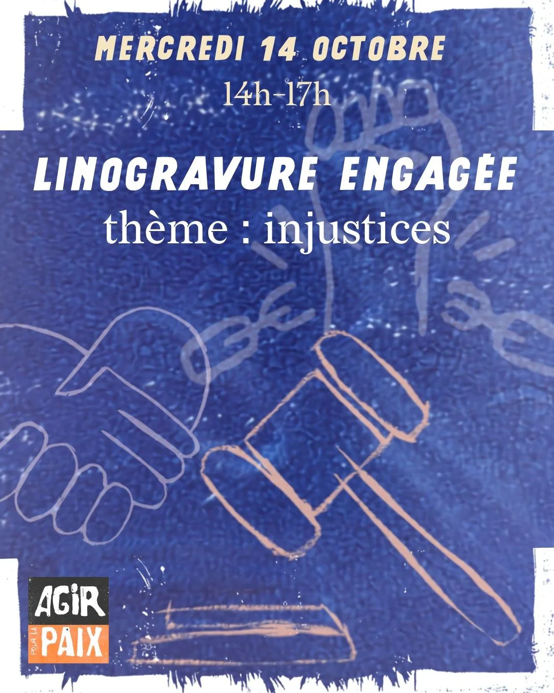 Atelier de linogravure engagée : "injustices"