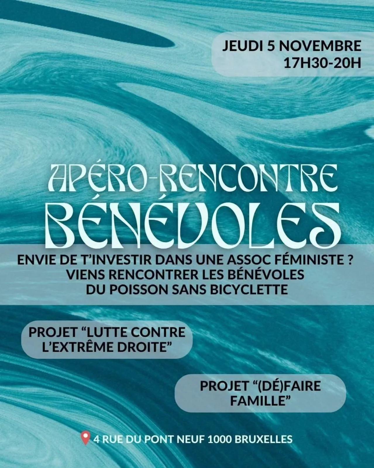 Apéro-rencontre bénévoles