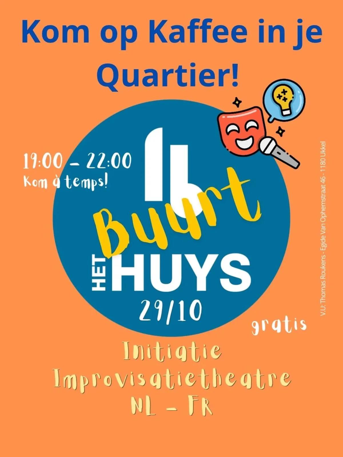 BuurtKaffee de Quartier: initiatie improvisatietheater