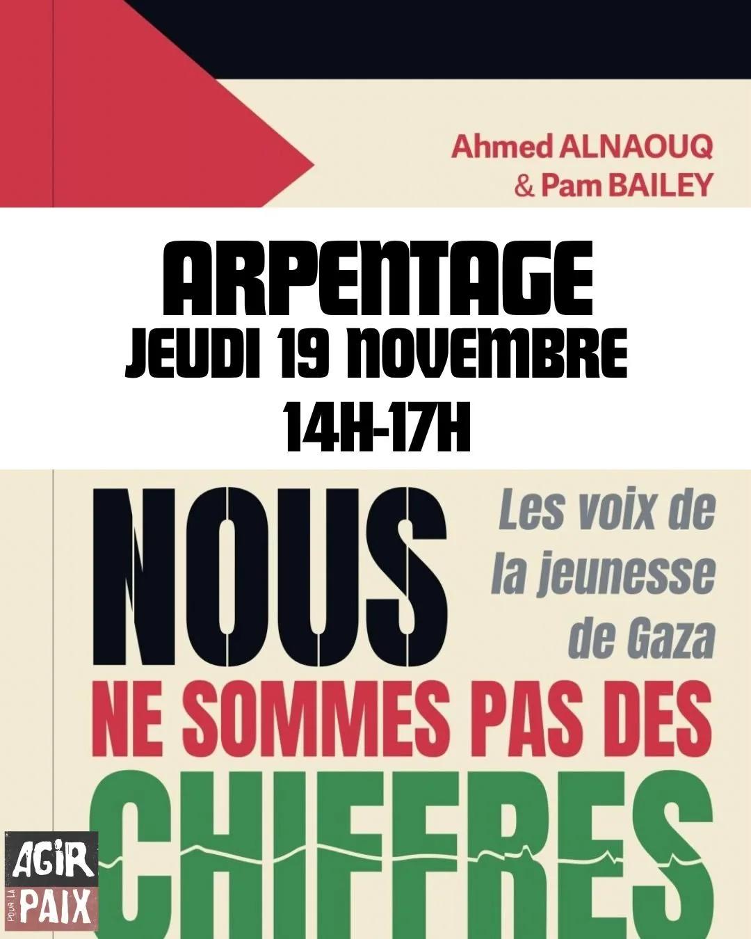 Arpentage : Nous ne sommes pas des chiffres. Les voix de la jeunesse de Gaza
