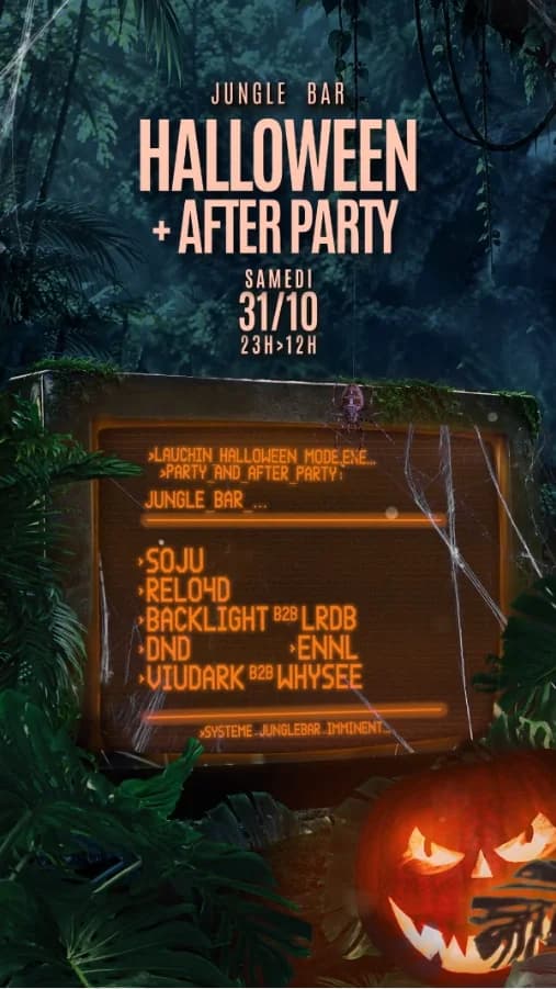 Halloween in the Jungle (+ after party)