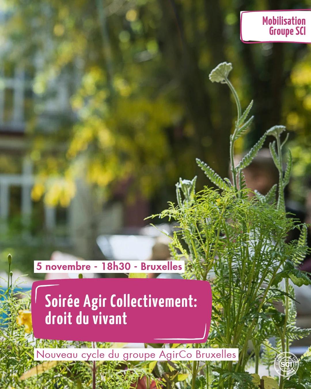 Soirée Agir Collectivement : Droit du vivant