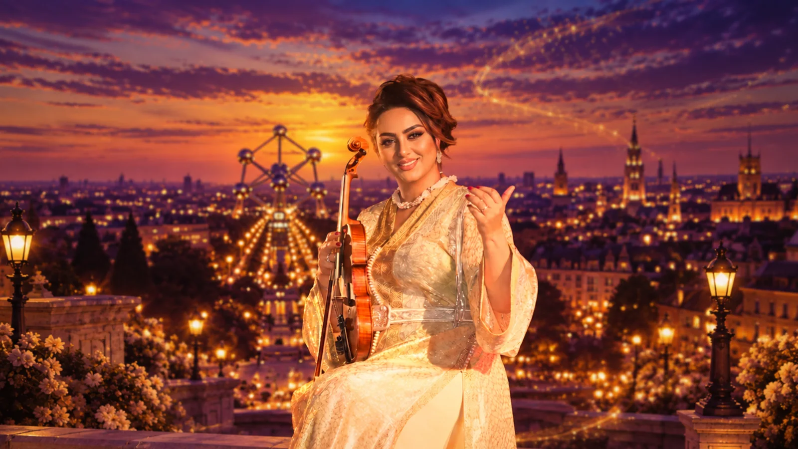 The Diva Zina Daoudia is back in Brussels !