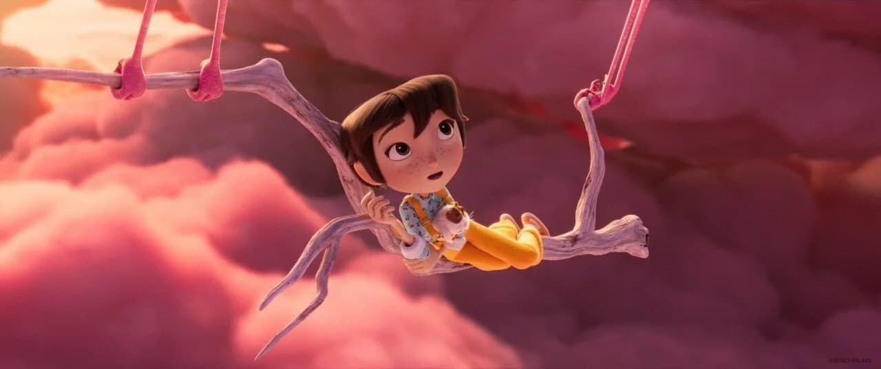 La fille dans les nuages