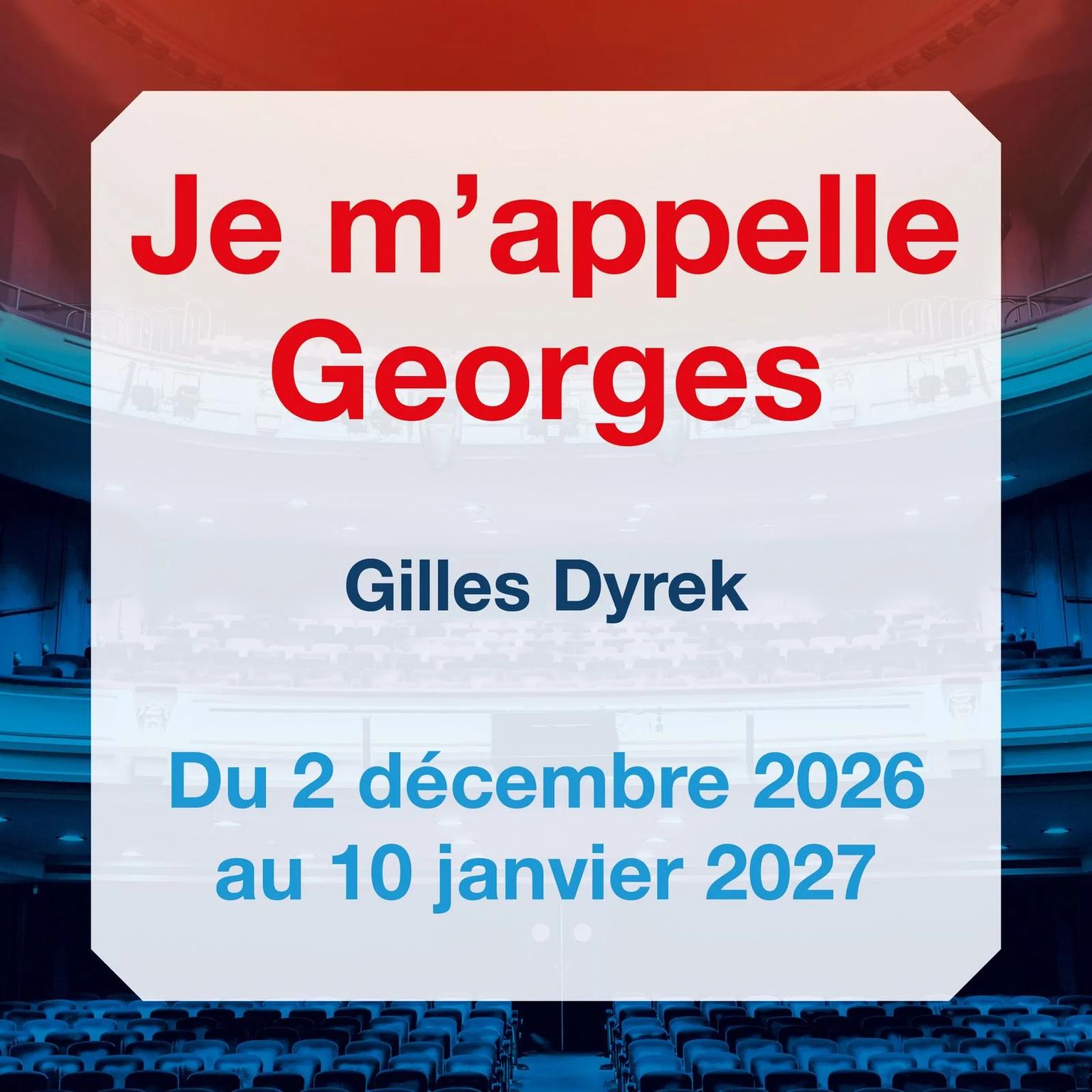 Je m'appelle Georges