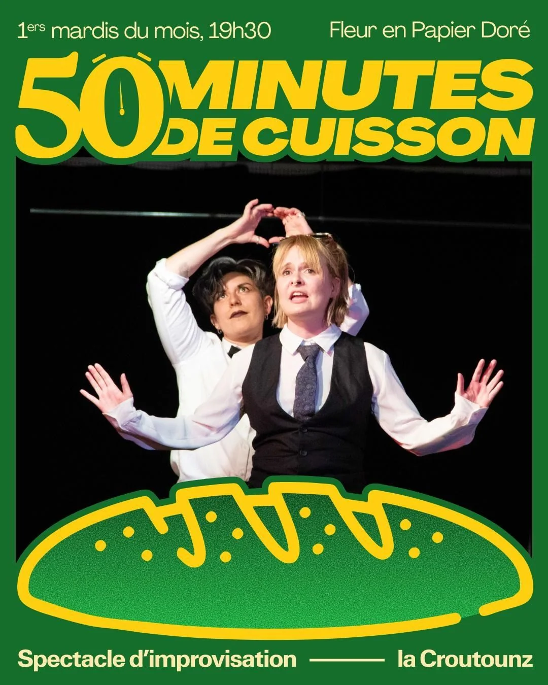 50 minutes de cuisson - Spectacle d'impro de la Croutounz