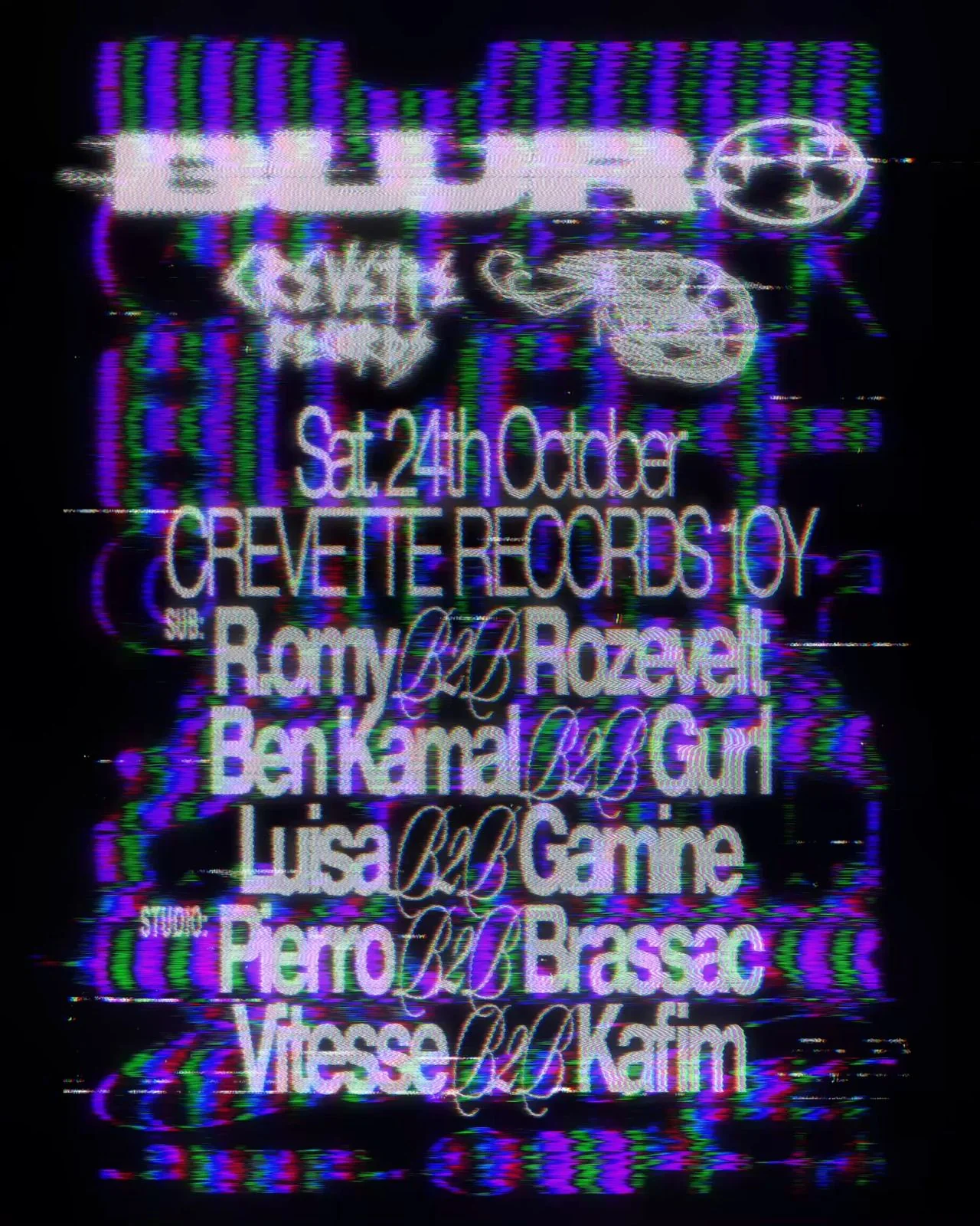 BLUR x Crevette Records' 10Y Birthday