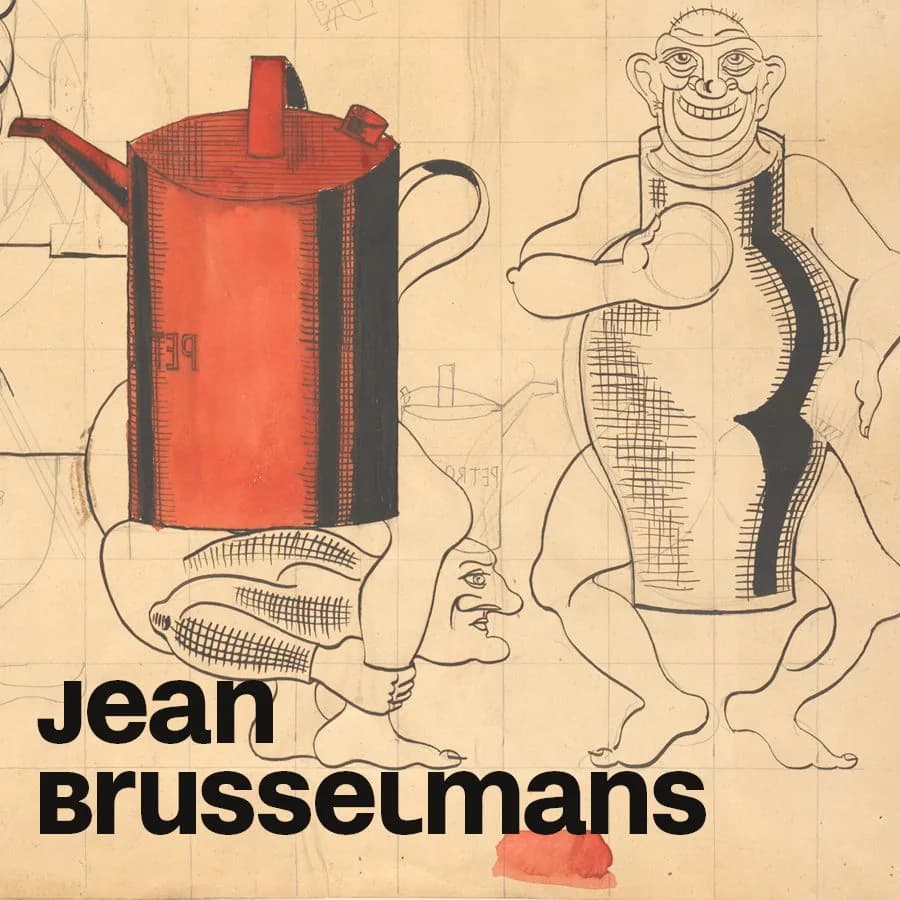 Jean Brusselmans The Artist at Work