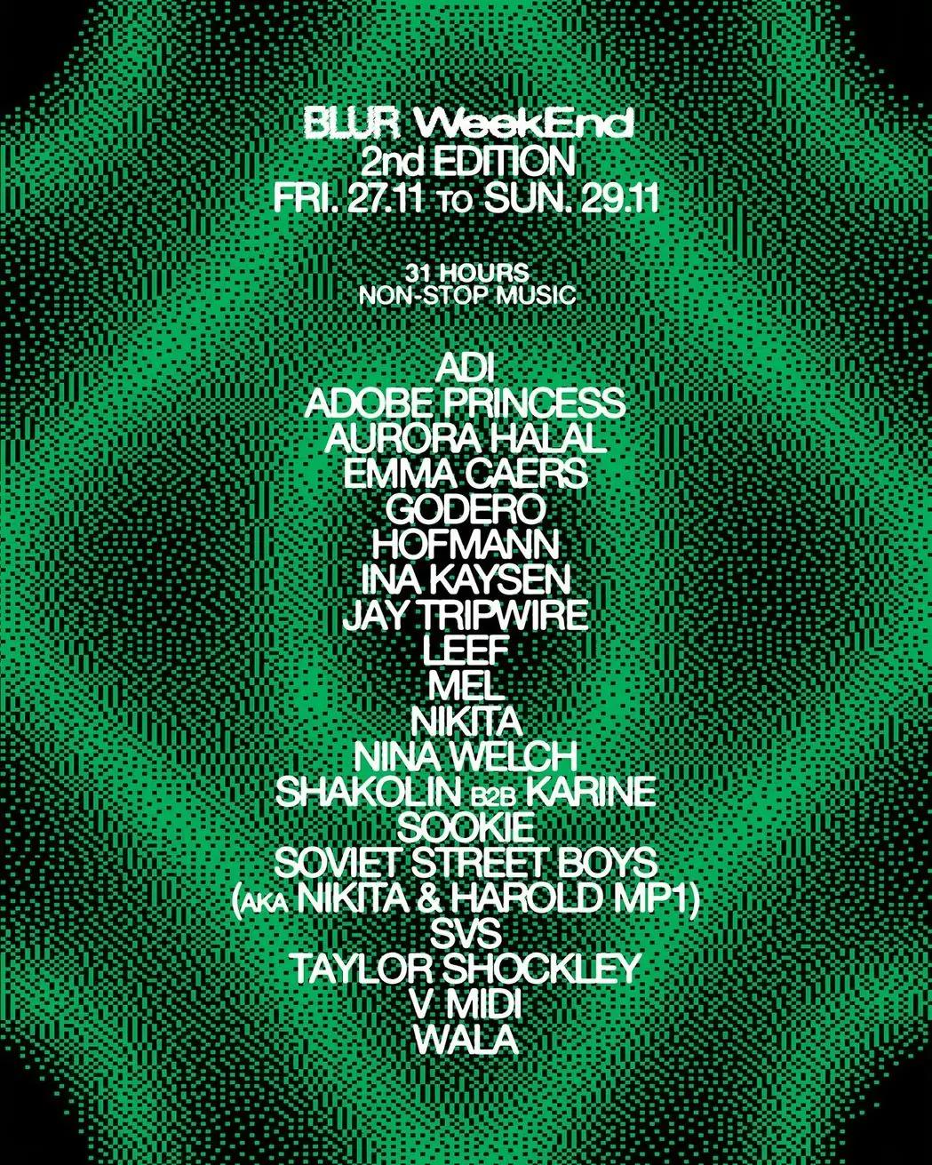BLUR WeekEnd 2nd Edition