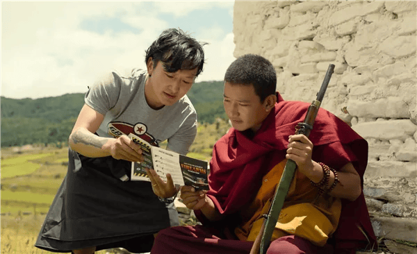 The monk and the gun