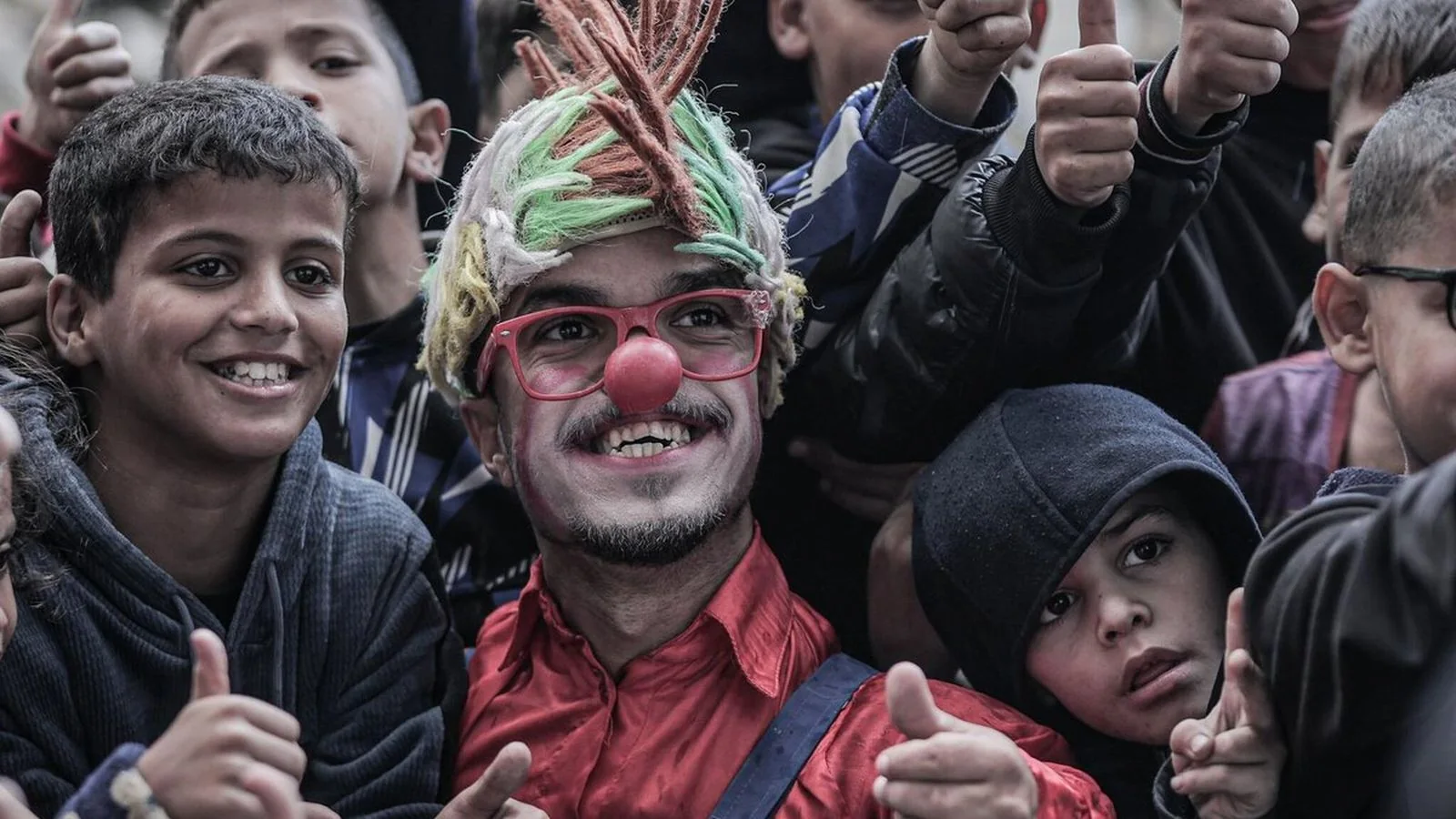 Le clown de Gaza • Abdulrahman Sabbah