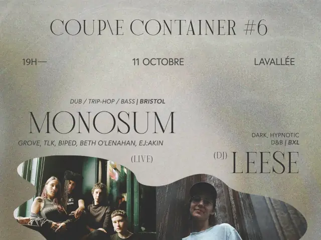 MONOSUM · LEESE · SUZIE BABIN — COUP\E CONTAINER #6