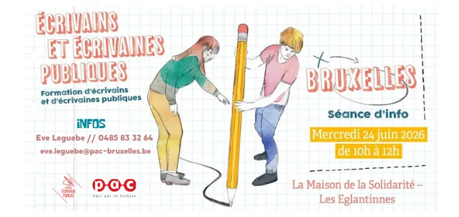 Formation à la fonction d'écrivain·e public·que