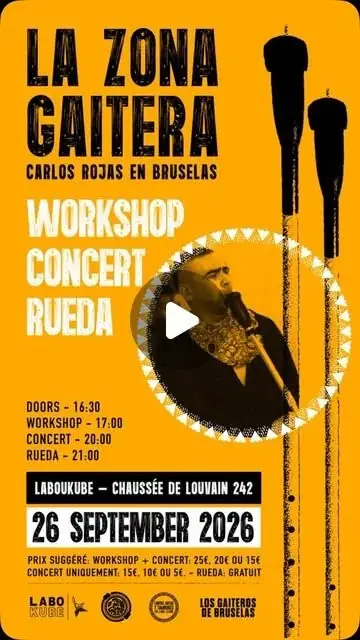 La Zona Gaitera – Workshop, Concert & Rueda