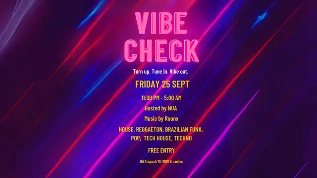 VIBE CHECK - FREE International Party