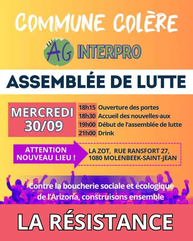 Assemblée des secteurs en lutte