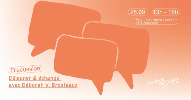 Déjeuner & échange avec Déborah V. Brostaux